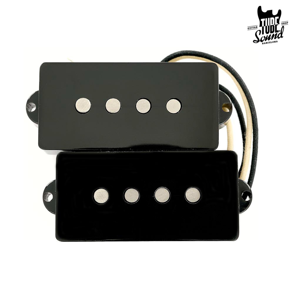 Lollar P-Bass Split Coil Overwound Black