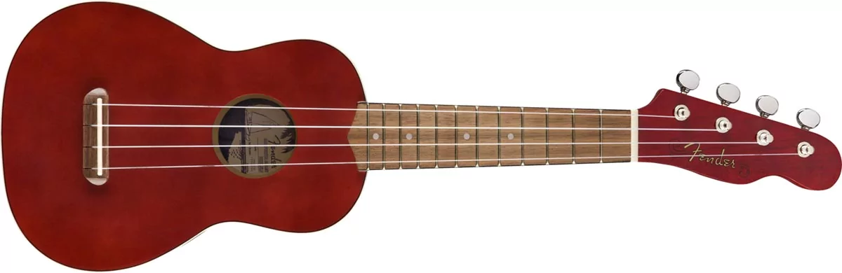 Fender Venice Soprano Ukulele WN Cherry